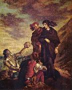Eugene Delacroix Hamlet und Horatio auf dem Friedhof France oil painting artist
